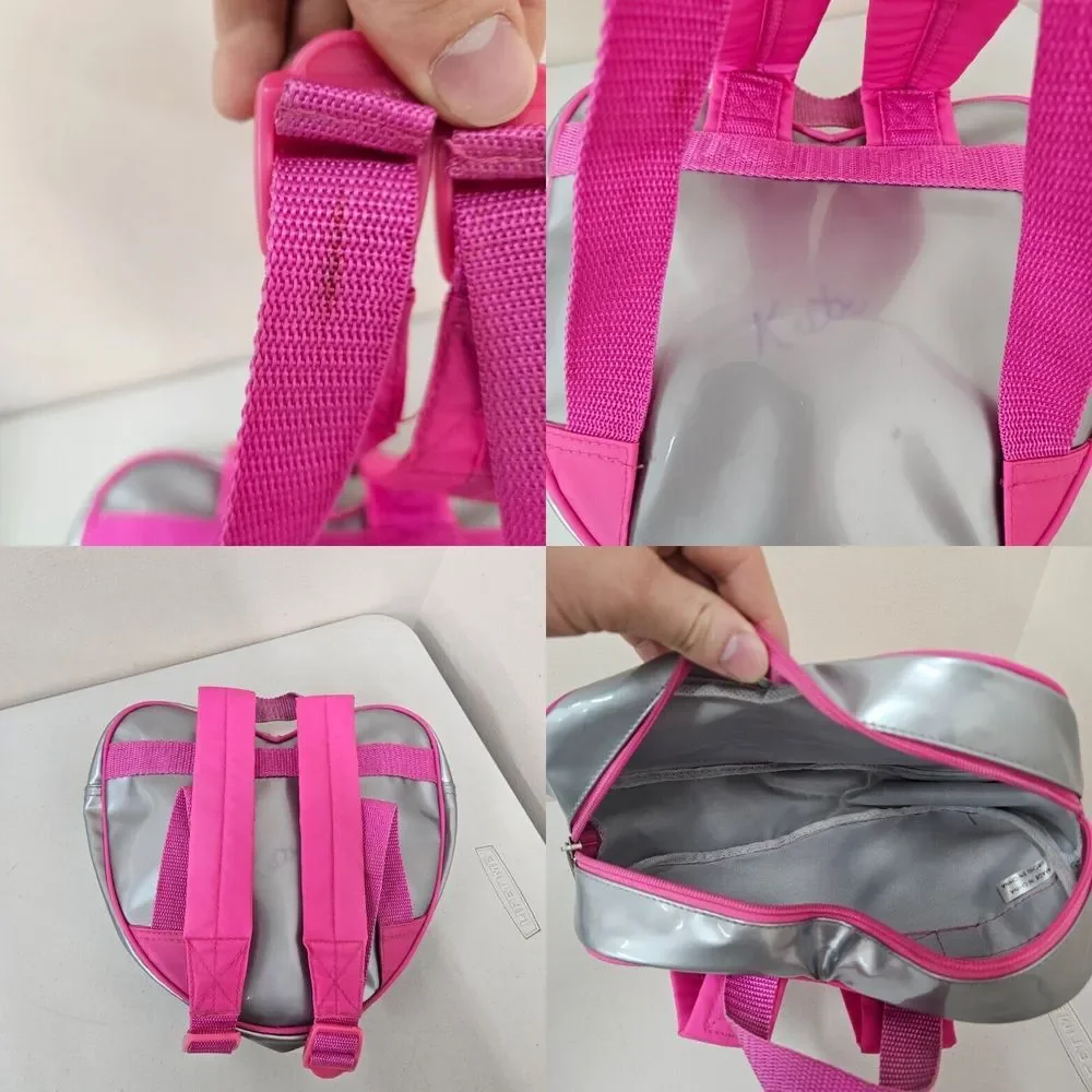 Vintage 1996 Space Jam Lola Bunny Heart‎ Shaped Backpack Warner Bros